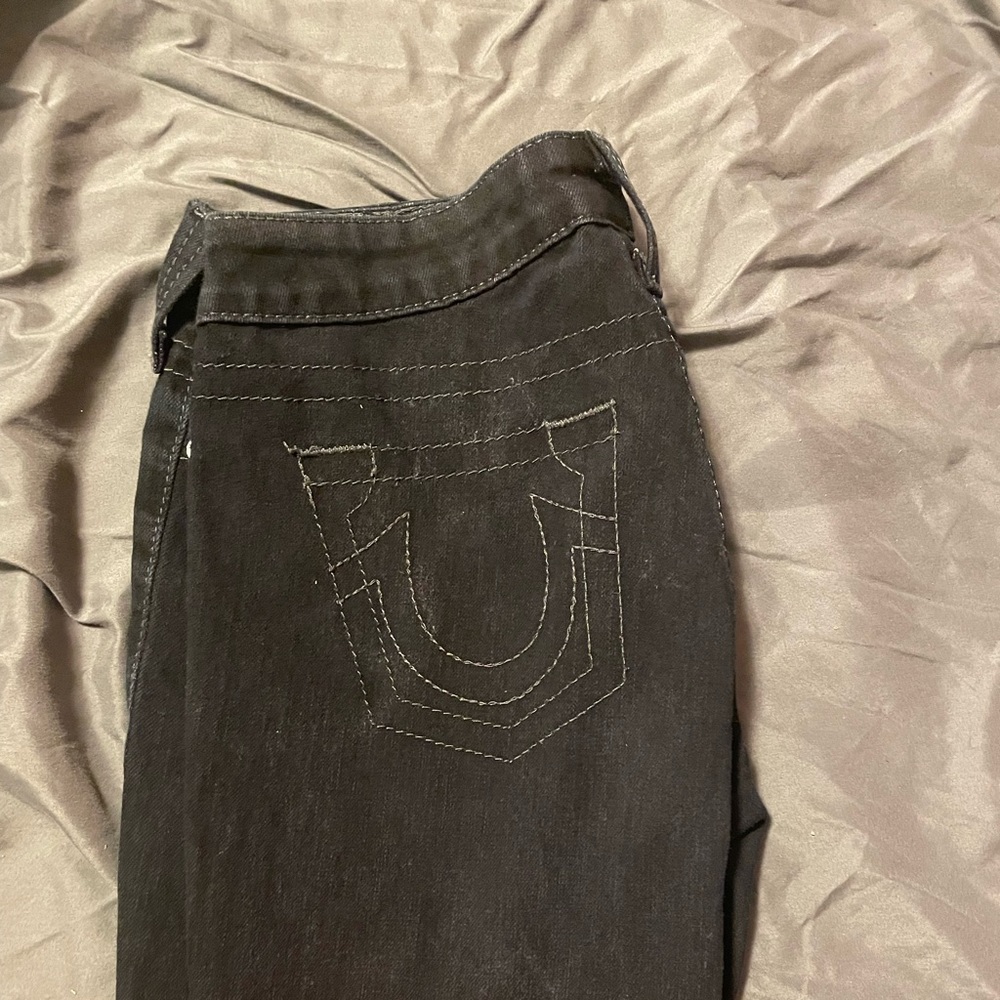 Womans black jegging